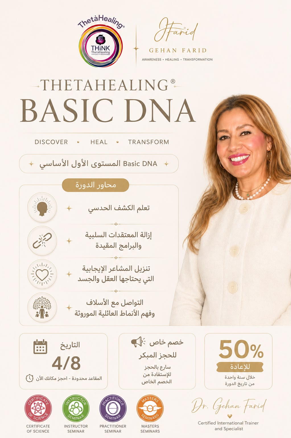 كلاس المستوى الأول من ThetaHealing®  Basic DNA